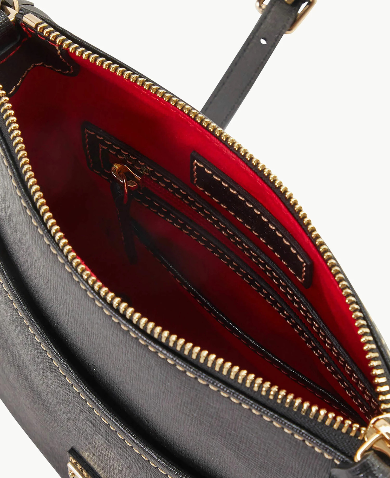 Saffiano Small Everyday Crossbody Black Saffiano Small Everyday Crossbody Black -Florentine Shop B2366G SIBLSIBL ALT2