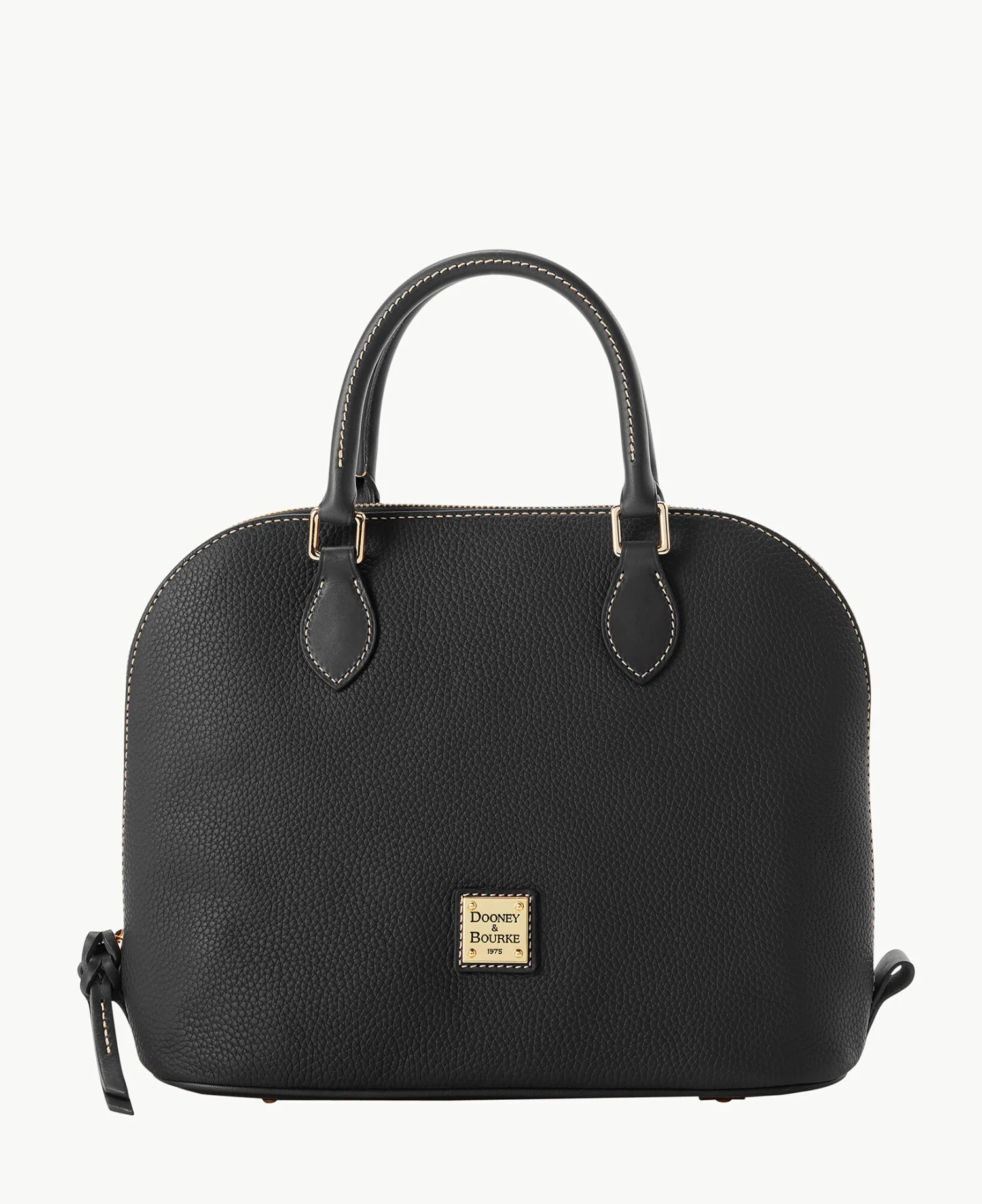 Pebble Grain Domed Satchel Taupe Pebble Grain Domed Satchel Taupe -Florentine Shop B2367G AWBLPABL