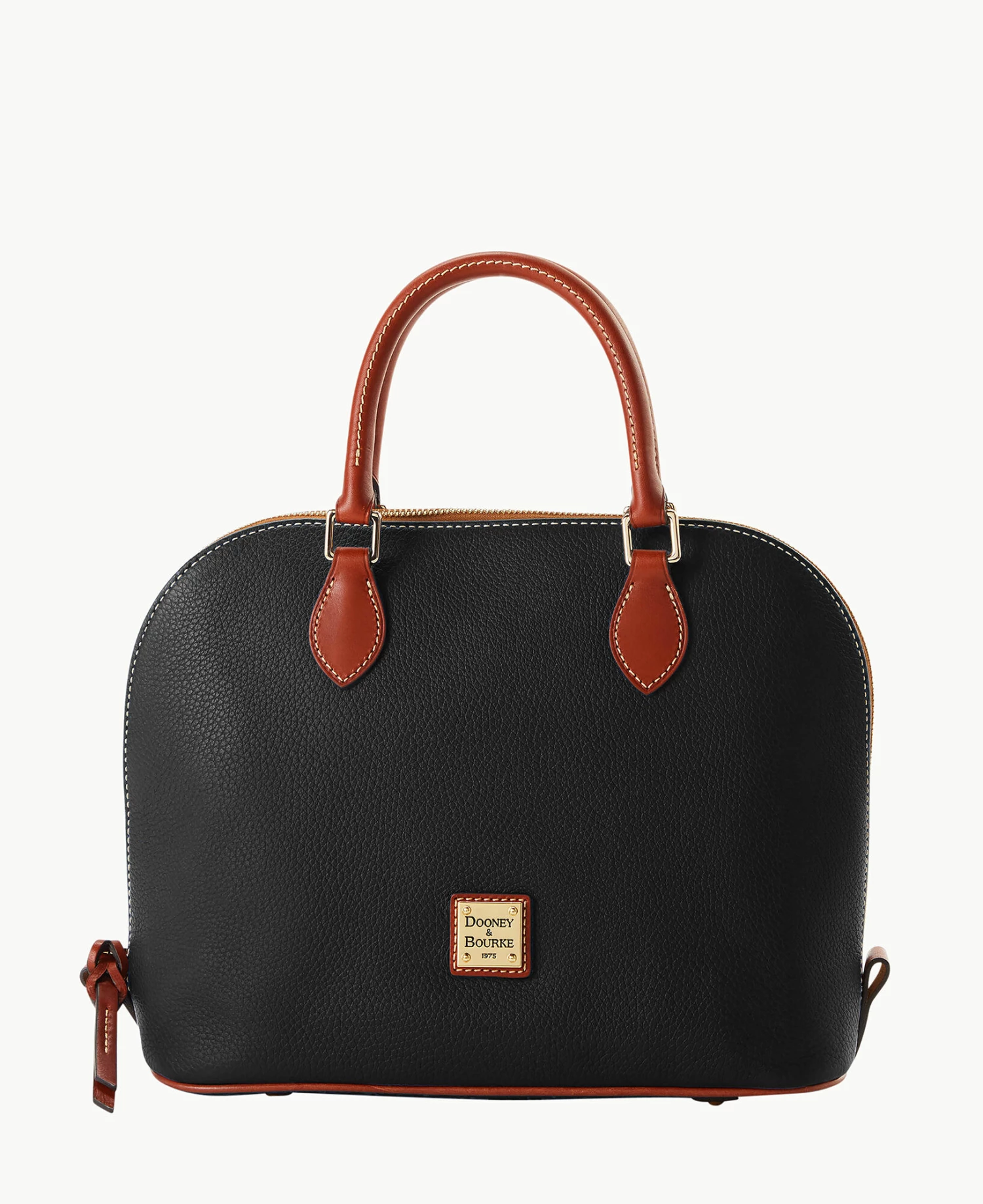 Pebble Grain Domed Satchel Taupe Pebble Grain Domed Satchel Taupe -Florentine Shop B2367G AWBLPATN