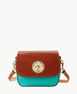 Pebble Turnlock Flap Saddle Spearmint