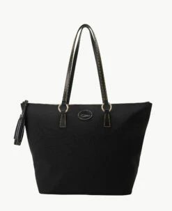 Nylon Tobi Tote Black Black