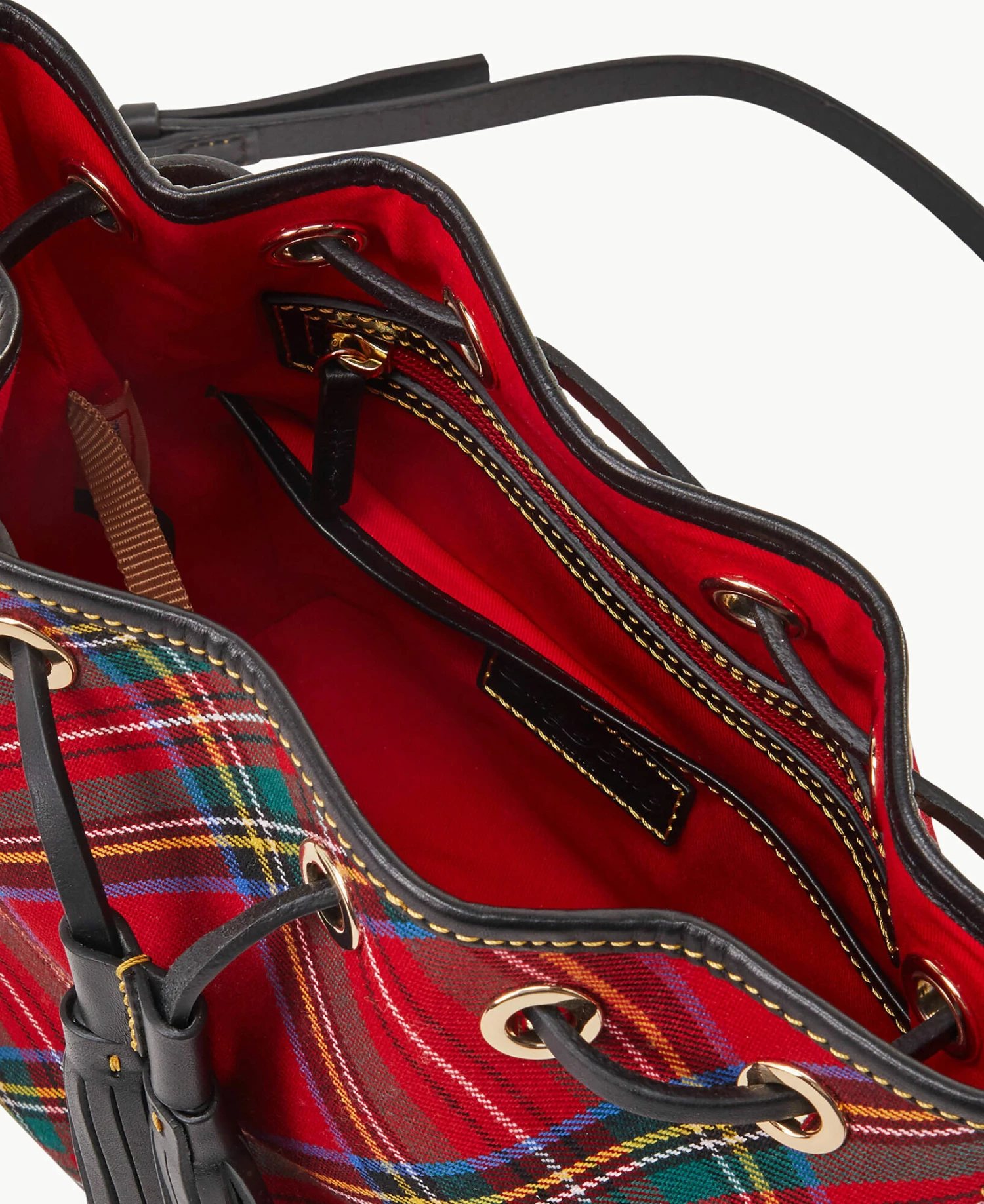 Tartan Serena Crossbody Red - Image 3