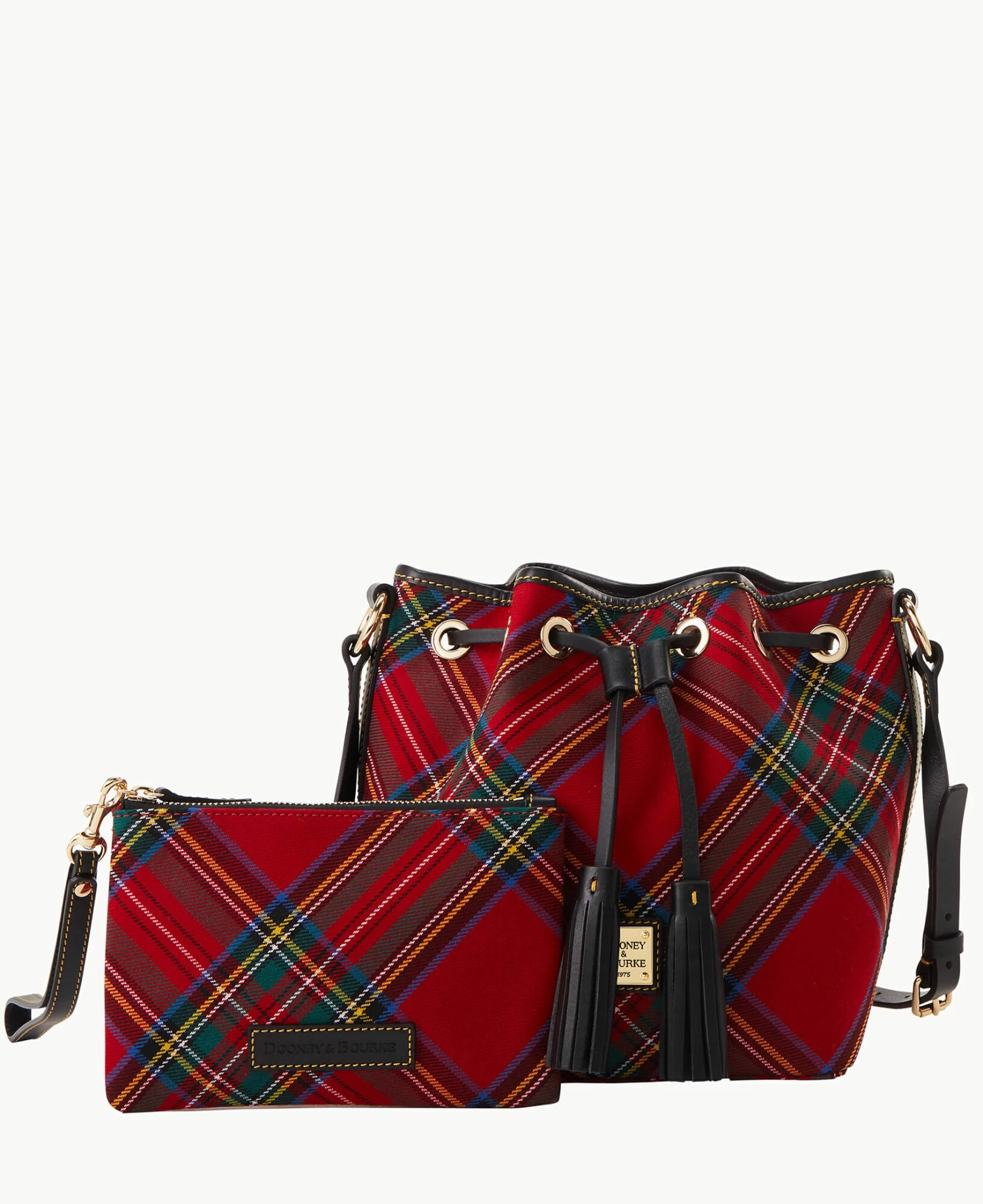 Tartan Serena Crossbody Red - Image 4