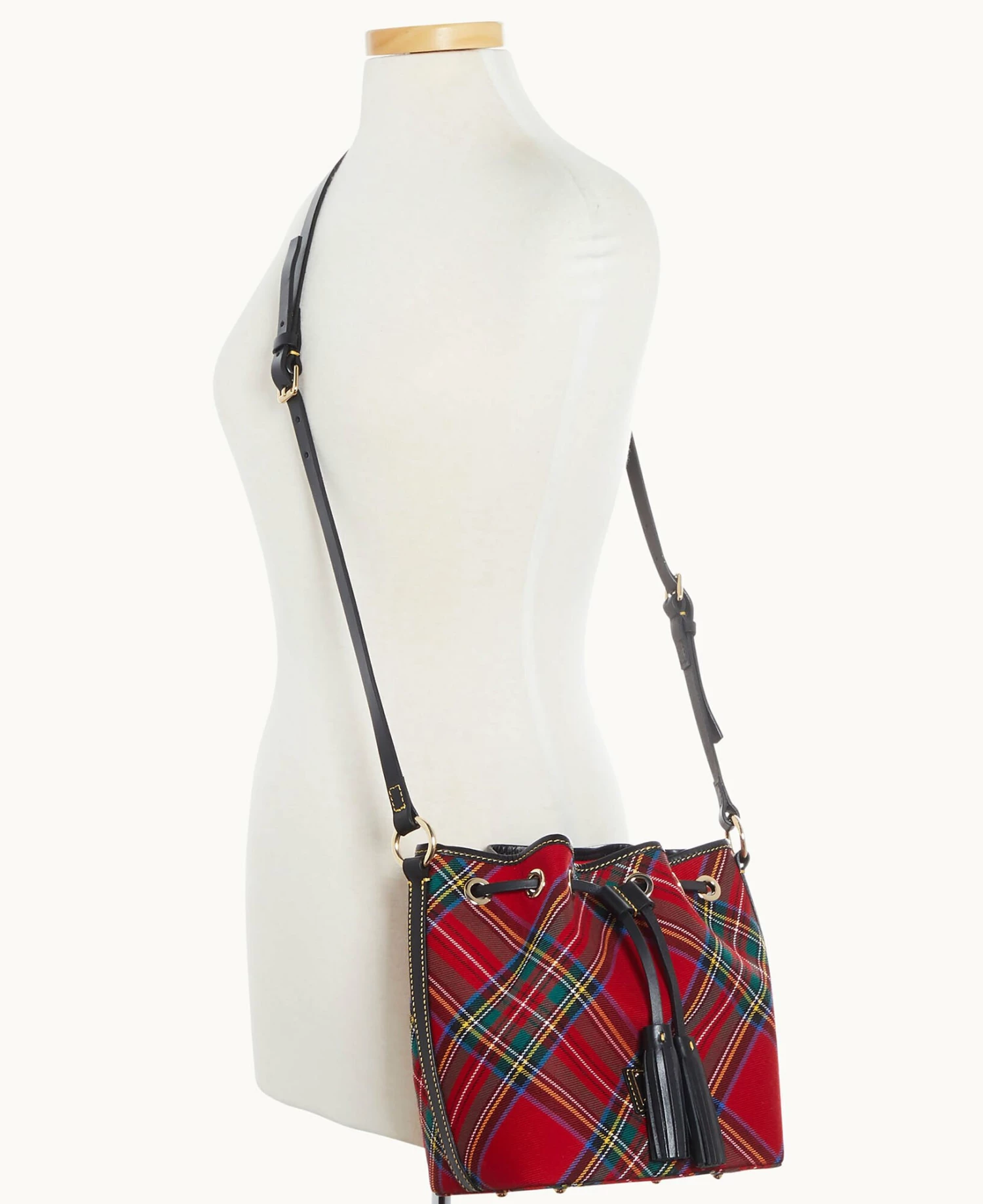 Tartan Serena Crossbody Red - Image 10