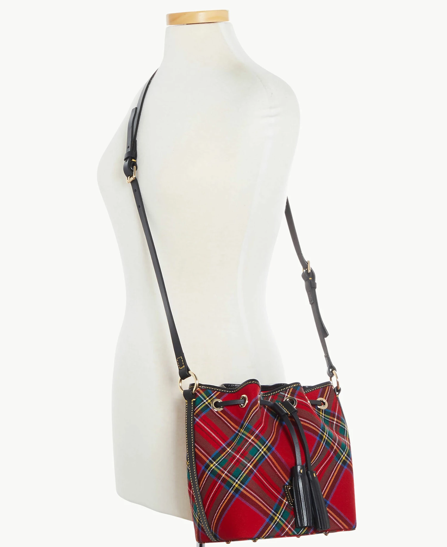 Tartan Serena Crossbody Red - Image 5