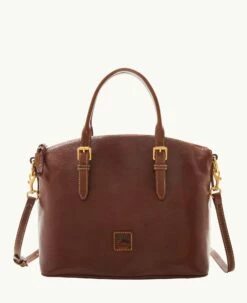 Florentine Domed Satchel Chestnut -Florentine Shop B9062D SCCSSCCS 1