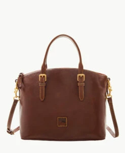 Florentine Domed Satchel Chestnut -Florentine Shop B9062D SCCSSCCS 2