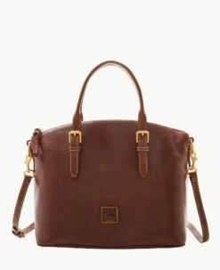 Florentine Domed Satchel Chestnut