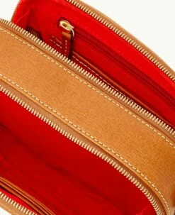 Saffiano Sawyer Natural -Florentine Shop B9096G SINASINA ALT2 1