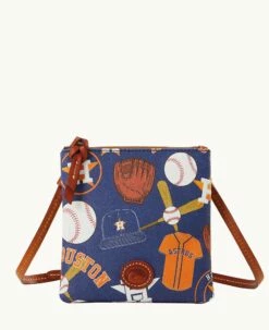 MLB Astros Small N S Top Zip Crossbody Astros -Florentine Shop BL370G QUNVPATNASTO 1