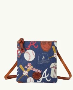 MLB Braves Small N S Top Zip Crossbody Braves -Florentine Shop BL370G QUNVPATNBRVE 1