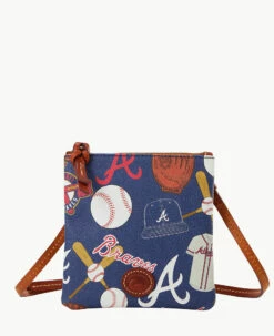 MLB Braves Small N S Top Zip Crossbody Braves