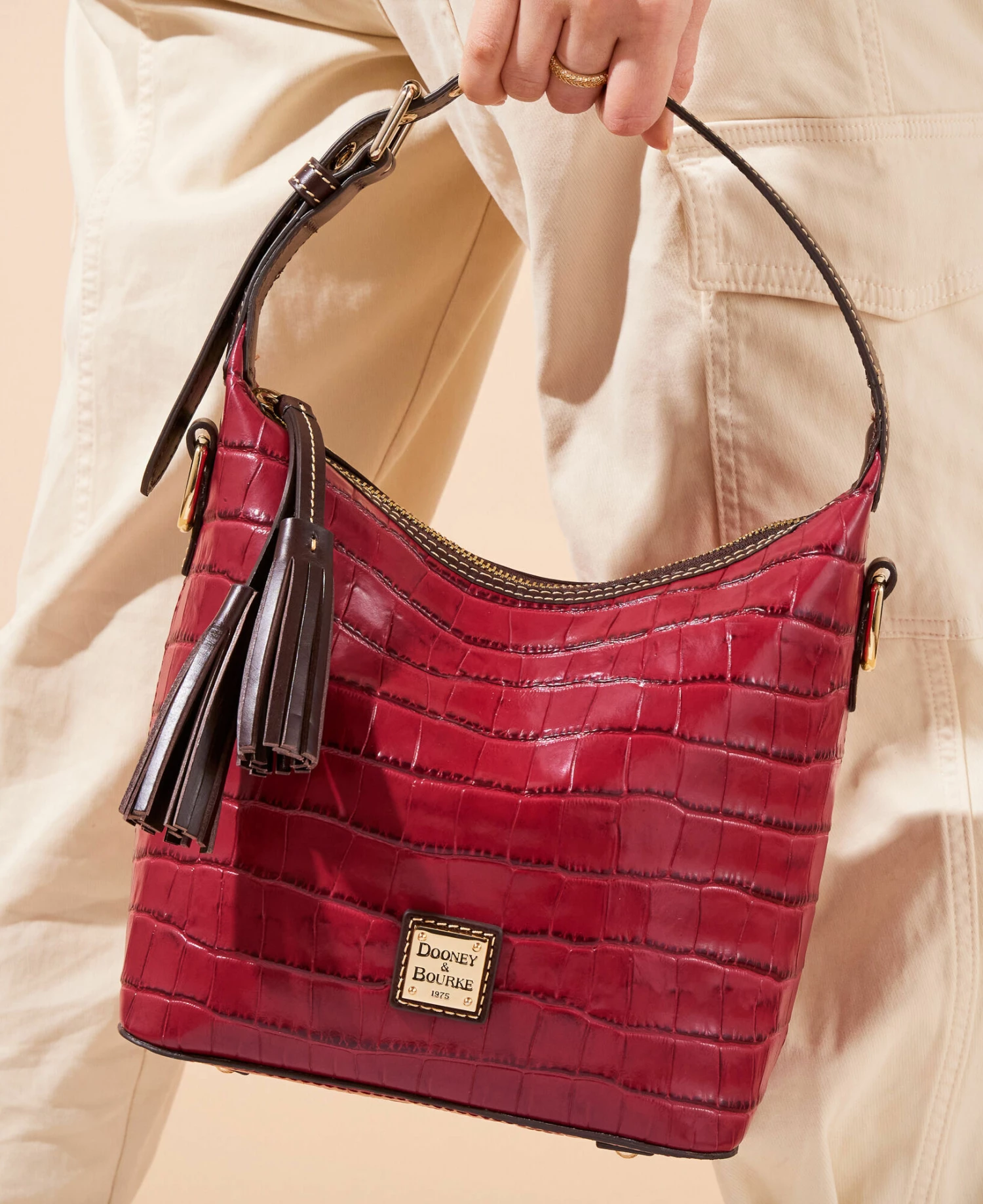 Oakdale Paige Crossbody Wine Oakdale Paige Crossbody Wine -Florentine Shop BOAKD0780 ILD lifestyle