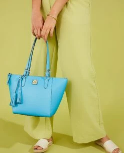Saffiano Maxine Tote Coral -Florentine Shop BSAFF0972 ILD lifestyle 1