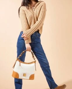 Wexford Leather Hobo White -Florentine Shop BWXFD0960 ILD lifestyle 1