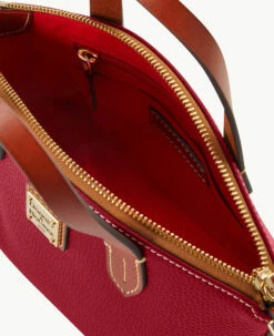 Pebble Grain Ruby Bag With Card Case Wine 2 Pebble Grain Ruby Bag With Card Case Wine -Florentine Shop M0177G P1WNPATN ALT2