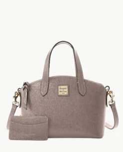 Saffiano Ruby Bag With Card Case Taupe