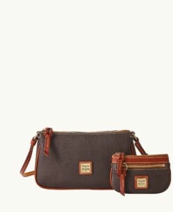 Pebble Grain Lexi Crossbody Chr(38) Small Coin Case Brown Tmoro 4 Pebble Grain Lexi Crossbody Chr(38) Small Coin Case Brown Tmoro -Florentine Shop M1400G AWBMPATNLING 1