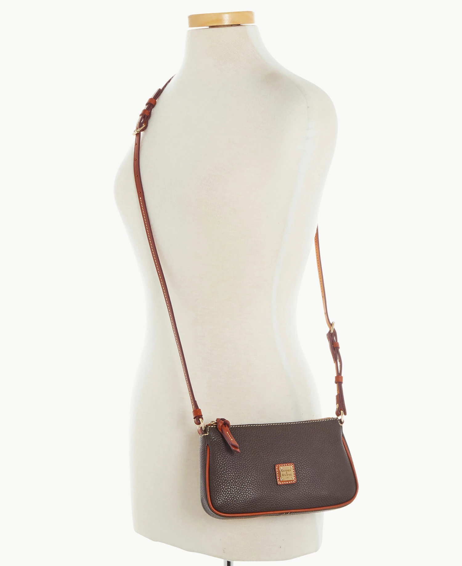 Pebble Grain Lexi Crossbody chr(38) Small Coin Case Brown Tmoro Pebble Grain Lexi Crossbody Chr(38) Small Coin Case Brown Tmoro -Florentine Shop M1400G AWBMPATNLING ALT4
