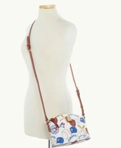 MLB Blue Jays Suki Crossbody Med Wristlet BLUE JAYS 11 MLB Blue Jays Suki Crossbody Med Wristlet BLUE JAYS -Florentine Shop M1696G QUMWPATNBJAY ALT5 1
