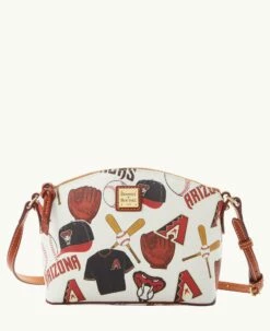 MLB Diamondbacks Suki Crossbody Med Wristlet DIAMONDBACKS -Florentine Shop M1696G QUMWPATNDBAK 1