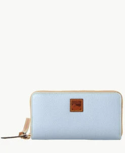Pebble Grain Large Zip Around Wristlet Midnight Blue 15 Pebble Grain Large Zip Around Wristlet Midnight Blue -Florentine Shop W0126G 9P3FPAKR