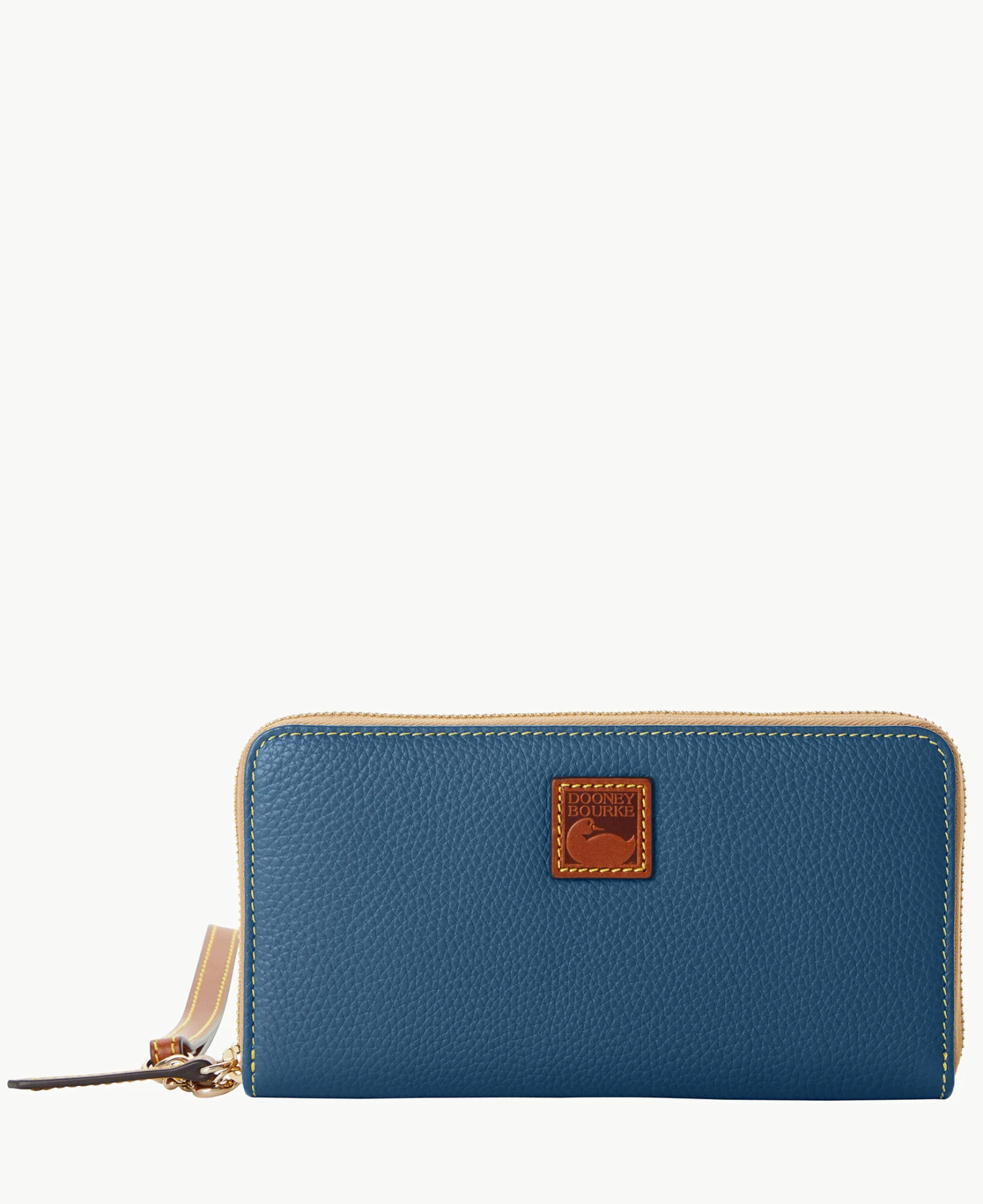 Pebble Grain Large Zip Around Wristlet Midnight Blue Pebble Grain Large Zip Around Wristlet Midnight Blue -Florentine Shop W0126G 9PJEPAKR