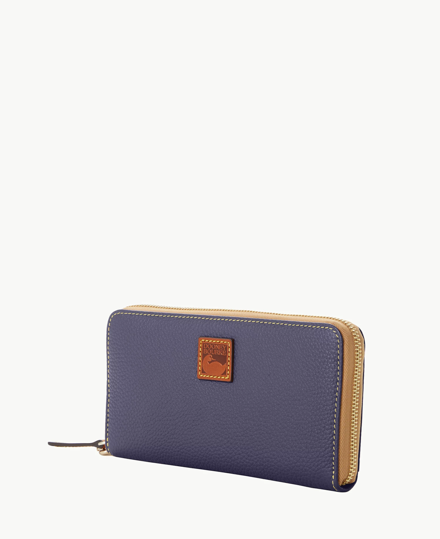 Pebble Grain Large Zip Around Wristlet Midnight Blue Pebble Grain Large Zip Around Wristlet Midnight Blue -Florentine Shop W0126G 9PMDPAKR ALT1