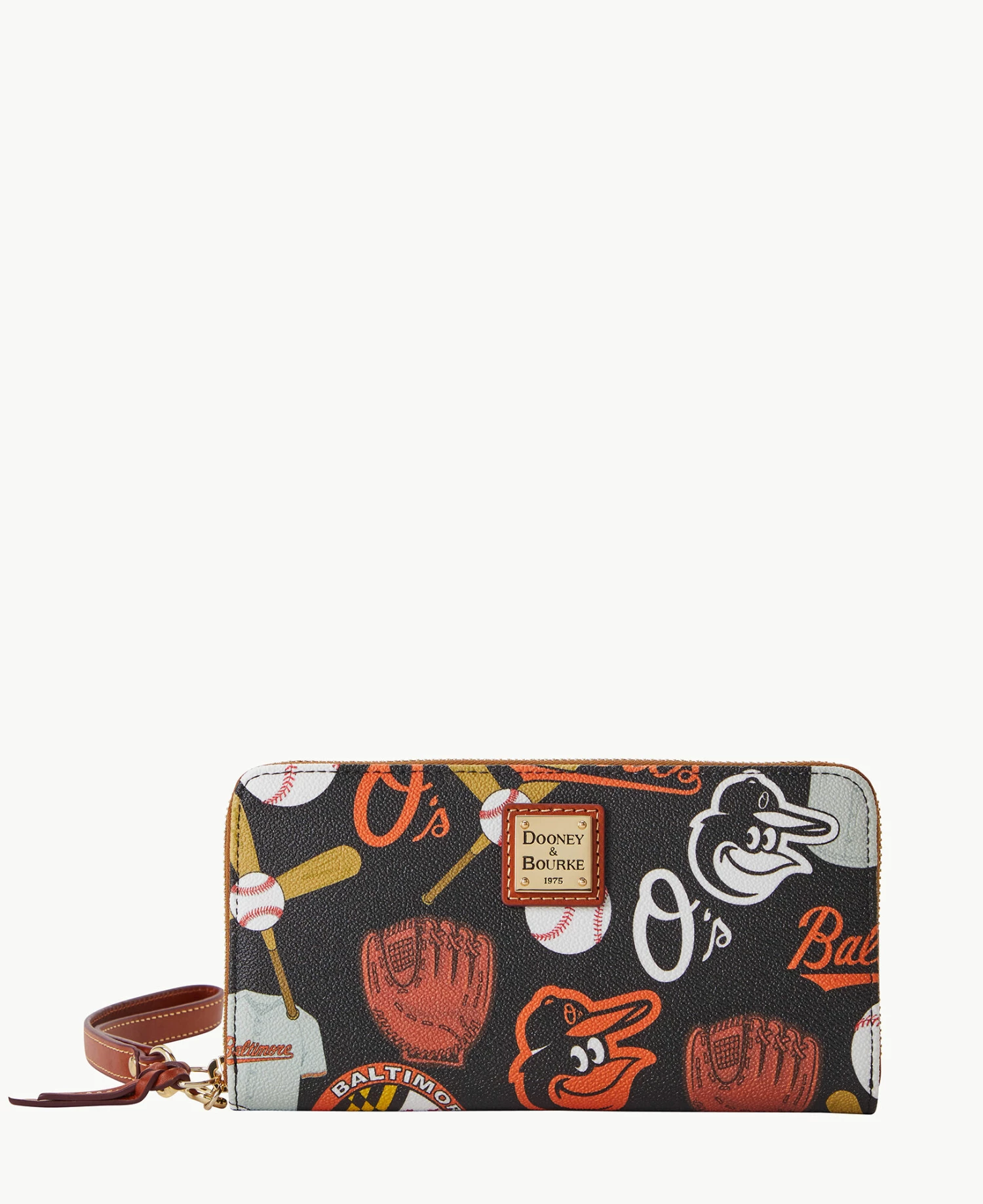 MLB Orioles Large Zip Around Wristlet ORIOLES MLB Orioles Large Zip Around Wristlet ORIOLES -Florentine Shop W0126G QUBLPATNORLS