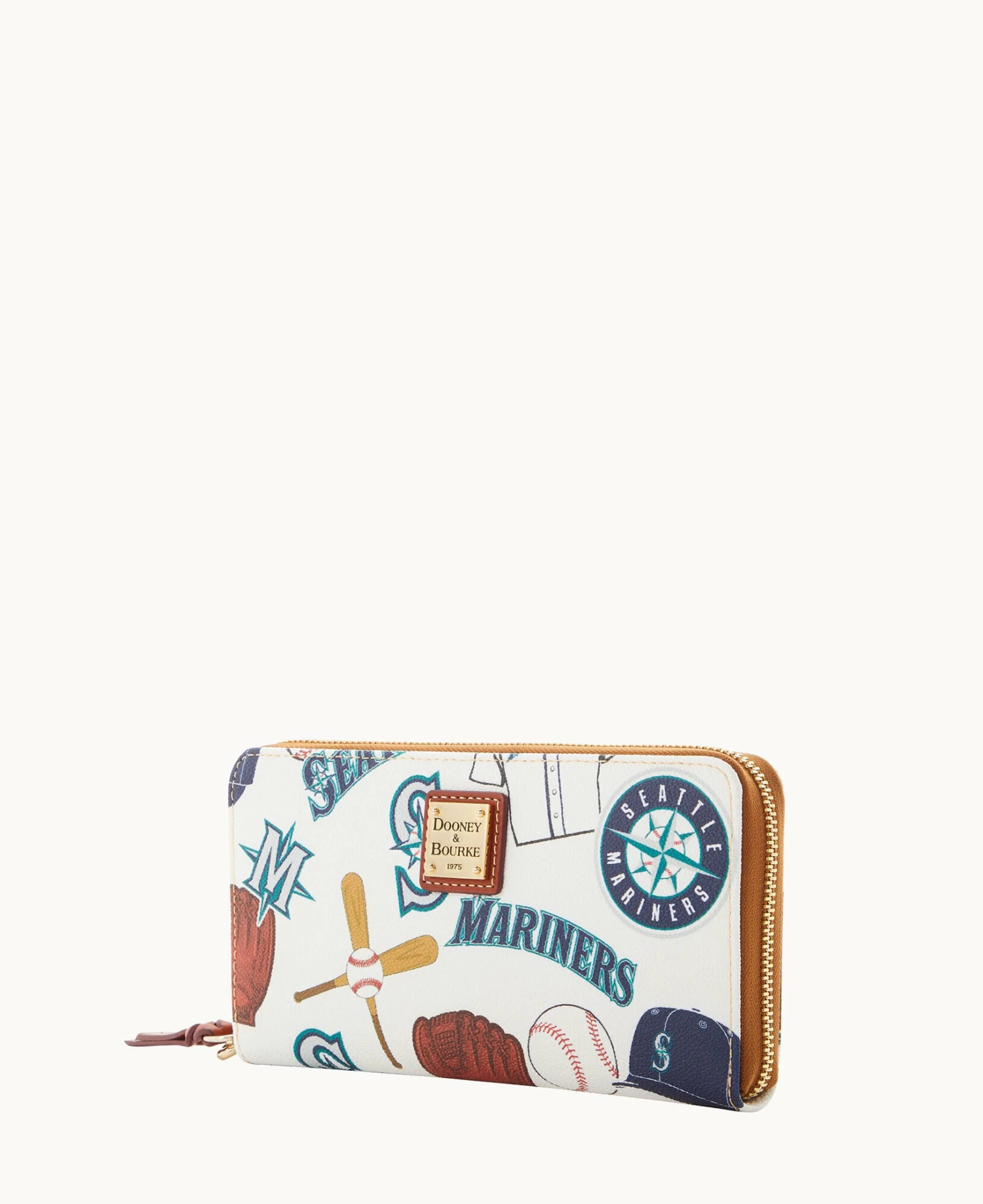 MLB Mariners Large Zip Around Wristlet MARINERS MLB Mariners Large Zip Around Wristlet MARINERS -Florentine Shop W0126G QUMWPATNMRNR ALT1 1
