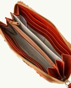 MLB Orioles Large Zip Around Wristlet ORIOLES 5 MLB Orioles Large Zip Around Wristlet ORIOLES -Florentine Shop W0126G QUMWPATNORLS ALT2 1