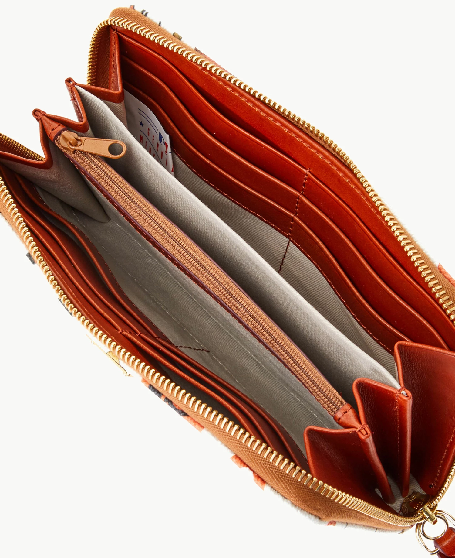 MLB Orioles Large Zip Around Wristlet ORIOLES MLB Orioles Large Zip Around Wristlet ORIOLES -Florentine Shop W0126G QUMWPATNORLS ALT2