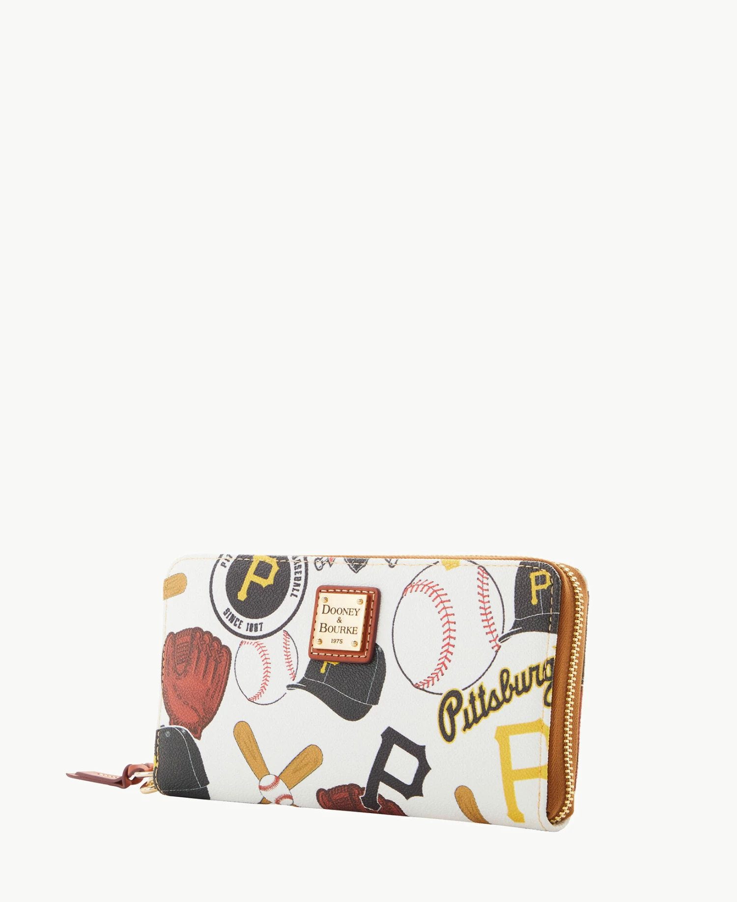 MLB Pirates Large Zip Around Wristlet PIRATES MLB Pirates Large Zip Around Wristlet PIRATES -Florentine Shop W0126G QUMWPATNPRAT ALT1