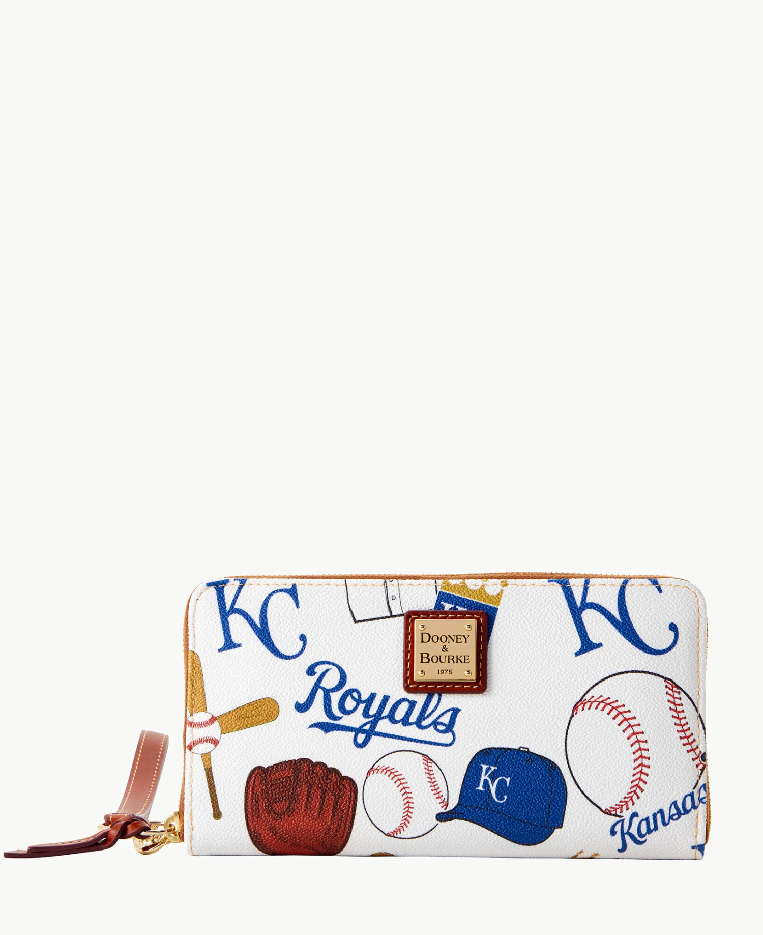 MLB Royals Large Zip Around Wristlet Royals MLB Royals Large Zip Around Wristlet Royals -Florentine Shop W0126G QUMWPATNRYLS 2