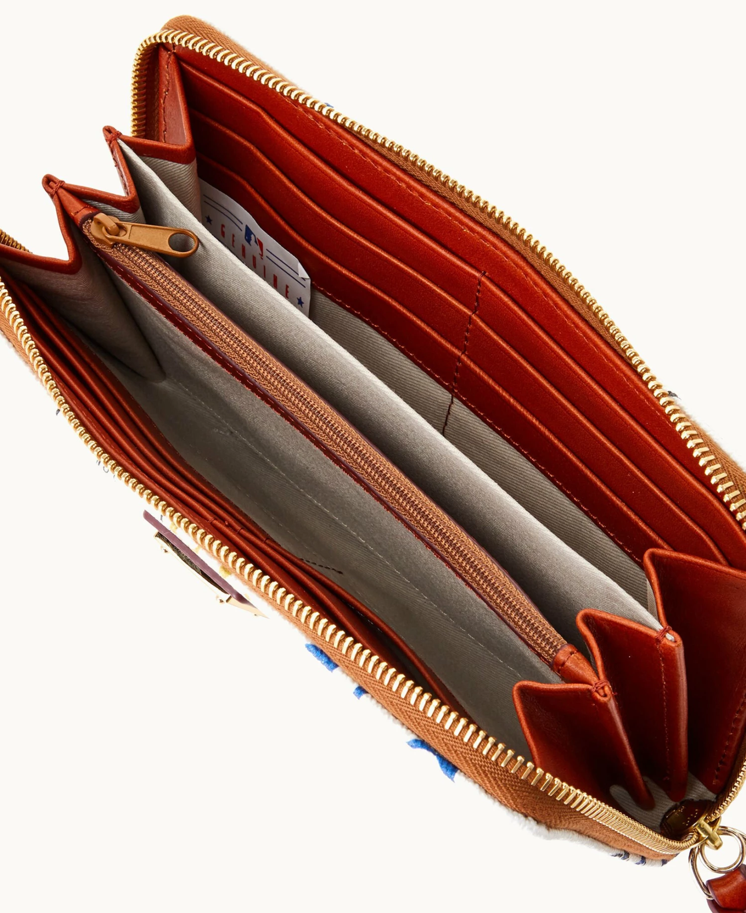 MLB Royals Large Zip Around Wristlet Royals MLB Royals Large Zip Around Wristlet Royals -Florentine Shop W0126G QUMWPATNRYLS ALT2 1