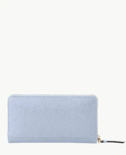 Saffiano Large Zip Around Wristlet Glacier Blue 4 Saffiano Large Zip Around Wristlet Glacier Blue -Florentine Shop W0126G SI3FSI3F0002 ALT3