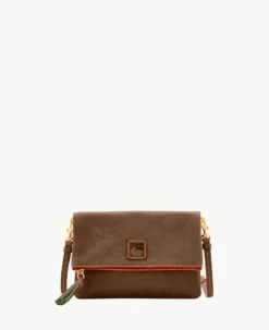 Florentine Foldover Zip Crossbody Natural -Florentine Shop W0173D SCELSCEL