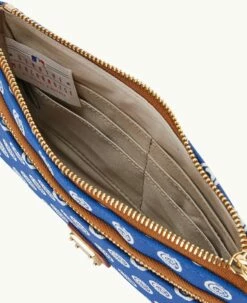 MLB Cubs Double Zip Wristlet Chicago Cubs -Florentine Shop W0174G MJBUPATNCUBS ALT2 1