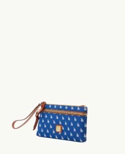 MLB Dodgers Double Zip Wristlet Los Angeles Dodgers 4 MLB Dodgers Double Zip Wristlet Los Angeles Dodgers -Florentine Shop W0174G MJBUPATNDODG ALT1 1