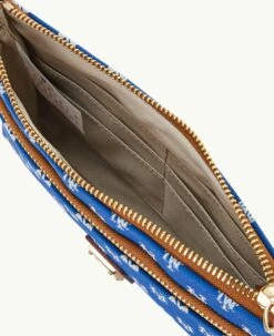 MLB Mets Double Zip Wristlet New York Mets 5 MLB Mets Double Zip Wristlet New York Mets -Florentine Shop W0174G MJBUPATNMETS ALT2 1