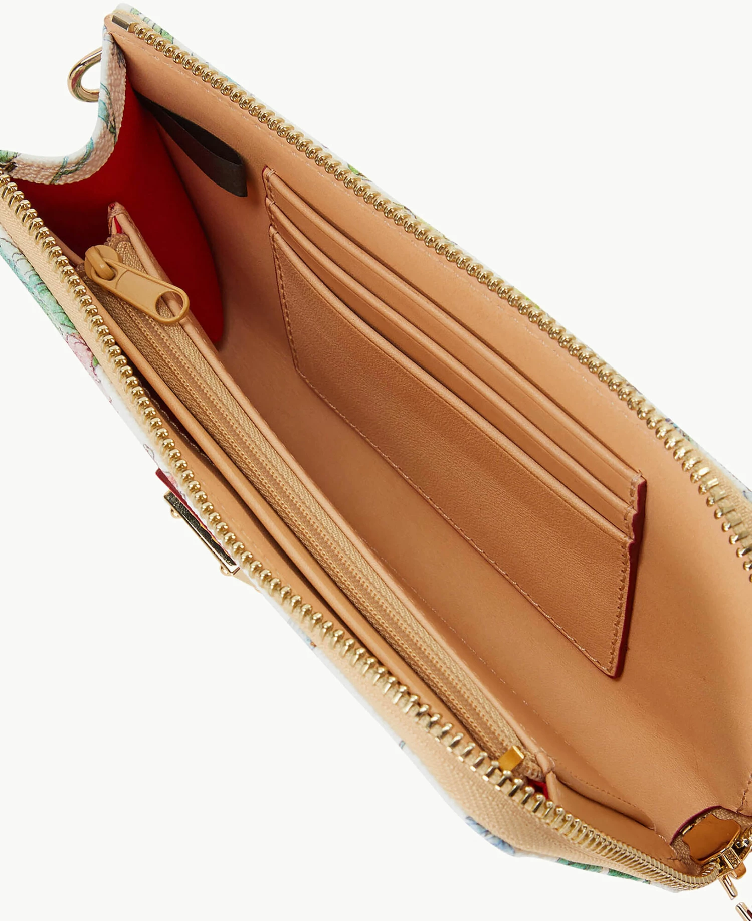 Botanical Collection Folded Zip Wristlet White Botanical Collection Folded Zip Wristlet White -Florentine Shop W0177G BZWHSVNA ALT2