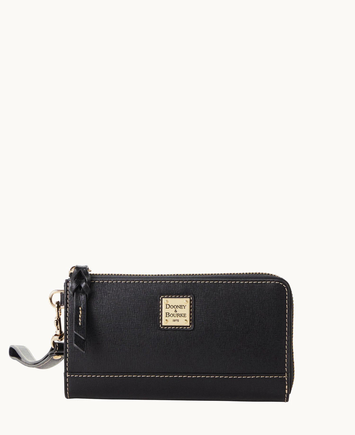 Saffiano Folded Zip Wristlet Black Saffiano Folded Zip Wristlet Black -Florentine Shop W0177G SIBLSIBL 1