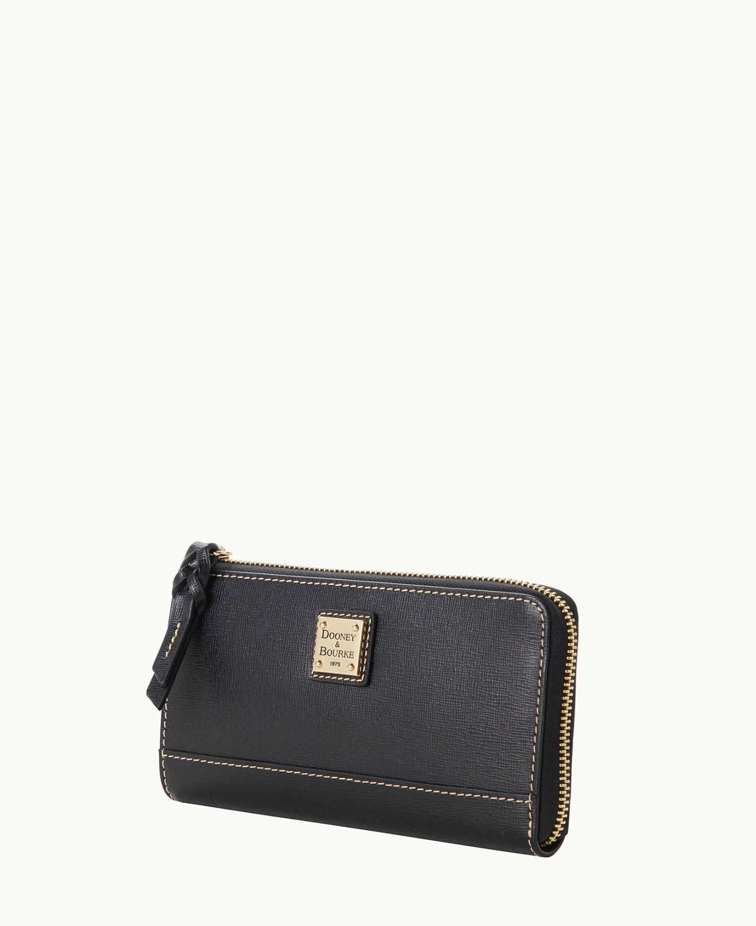 Saffiano Folded Zip Wristlet Black Saffiano Folded Zip Wristlet Black -Florentine Shop W0177G SIBLSIBL ALT1 1