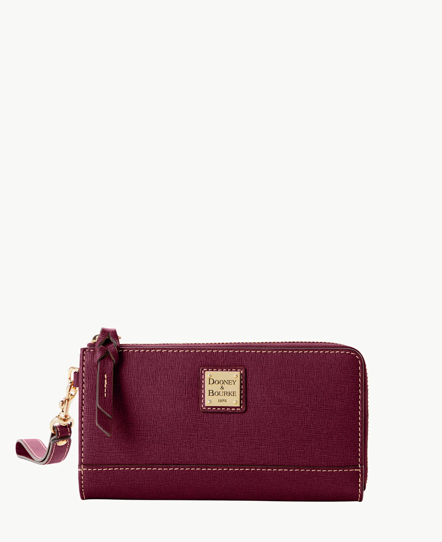 Saffiano Folded Zip Wristlet Black Saffiano Folded Zip Wristlet Black -Florentine Shop W0177G SIBXSIBX