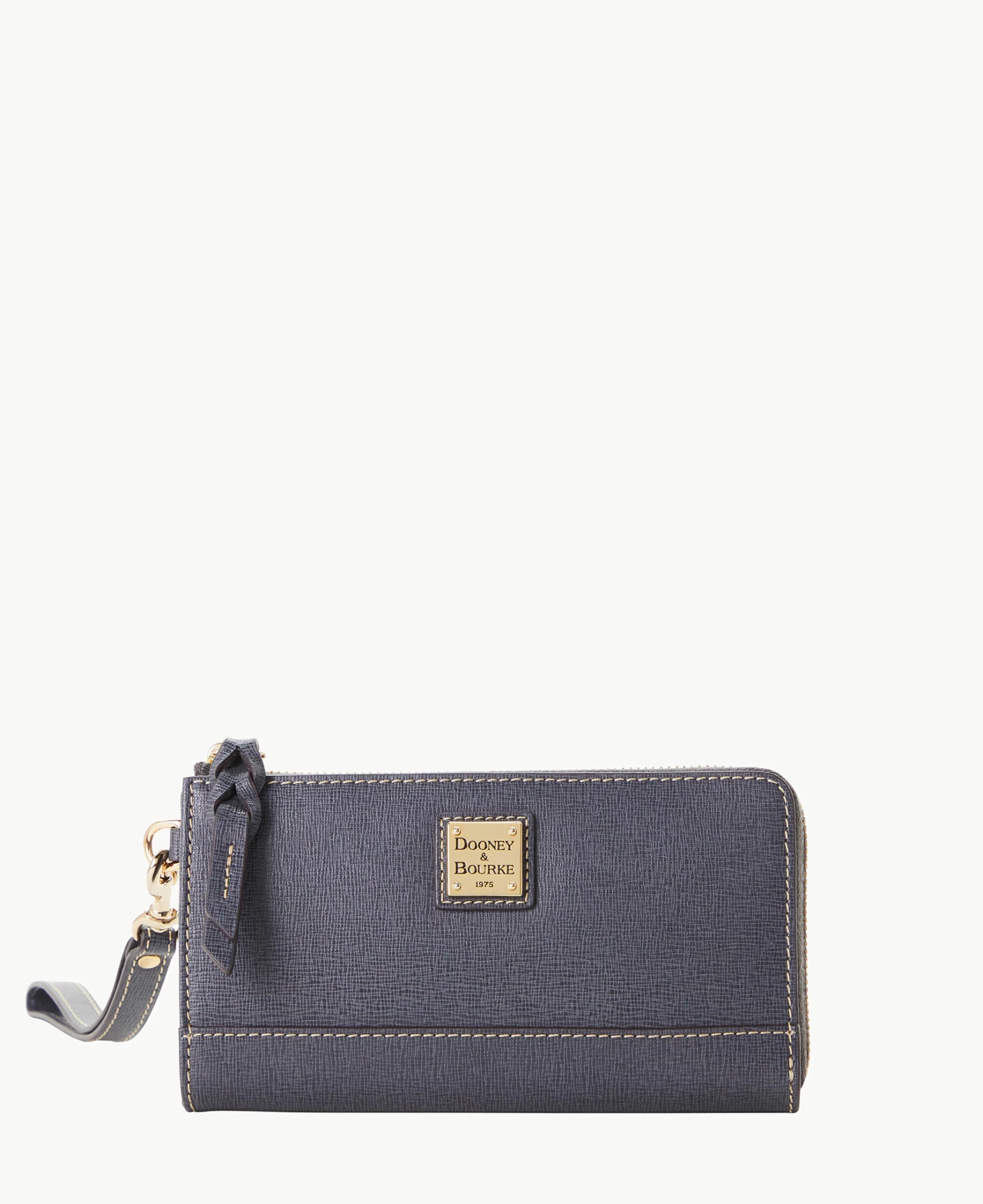 Saffiano Folded Zip Wristlet Black Saffiano Folded Zip Wristlet Black -Florentine Shop W0177G SIDYSIDY