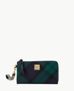 Tartan Folded Zip Wristlet Red 7 Tartan Folded Zip Wristlet Red -Florentine Shop W0177G TTNVPABL