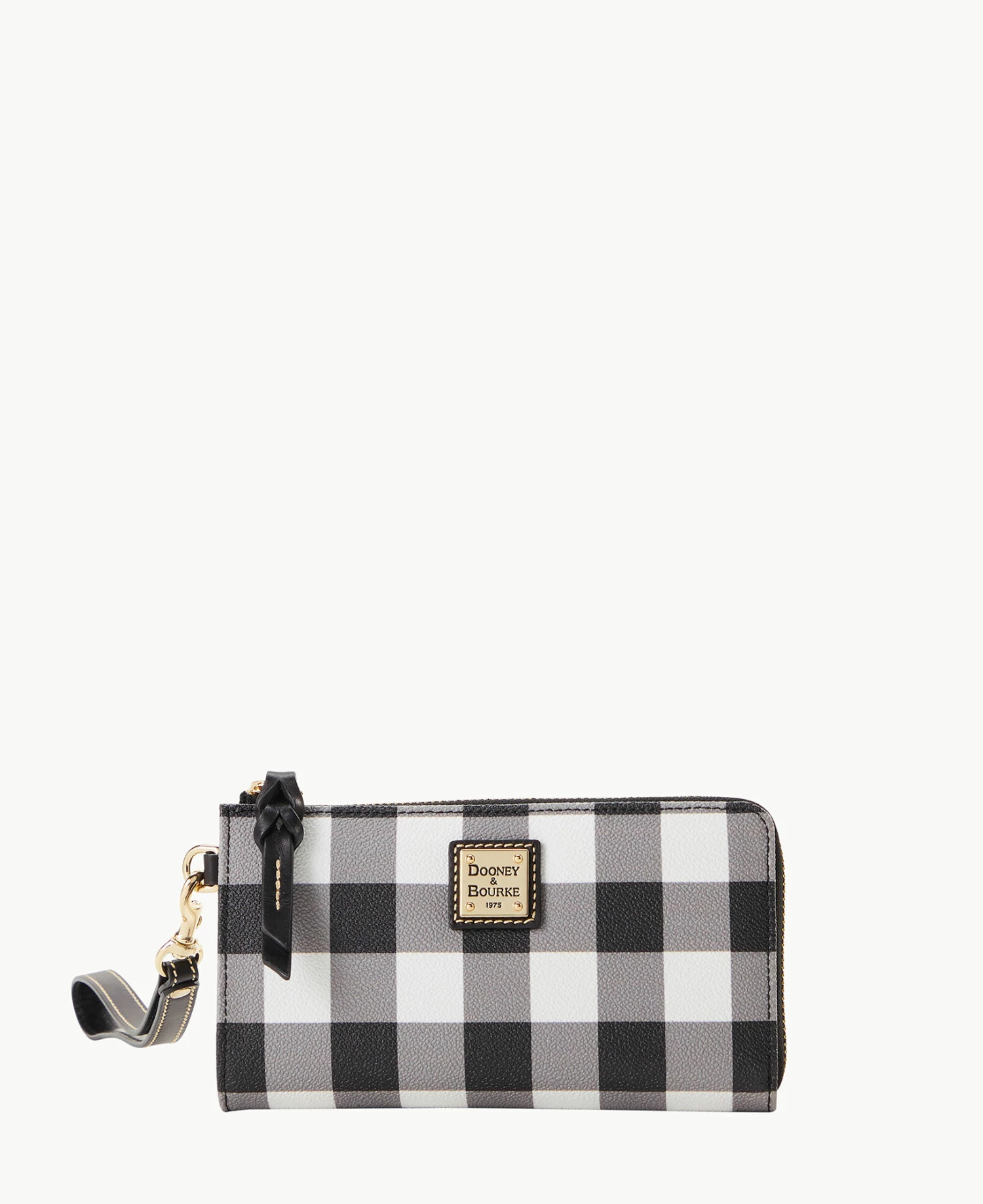 Tucker Folded Zip Wristlet Black Tucker Folded Zip Wristlet Black -Florentine Shop W0177G TUBLPABL 2