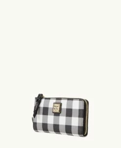 Tucker Folded Zip Wristlet Black 4 Tucker Folded Zip Wristlet Black -Florentine Shop W0177G TUBLPABL ALT1 1