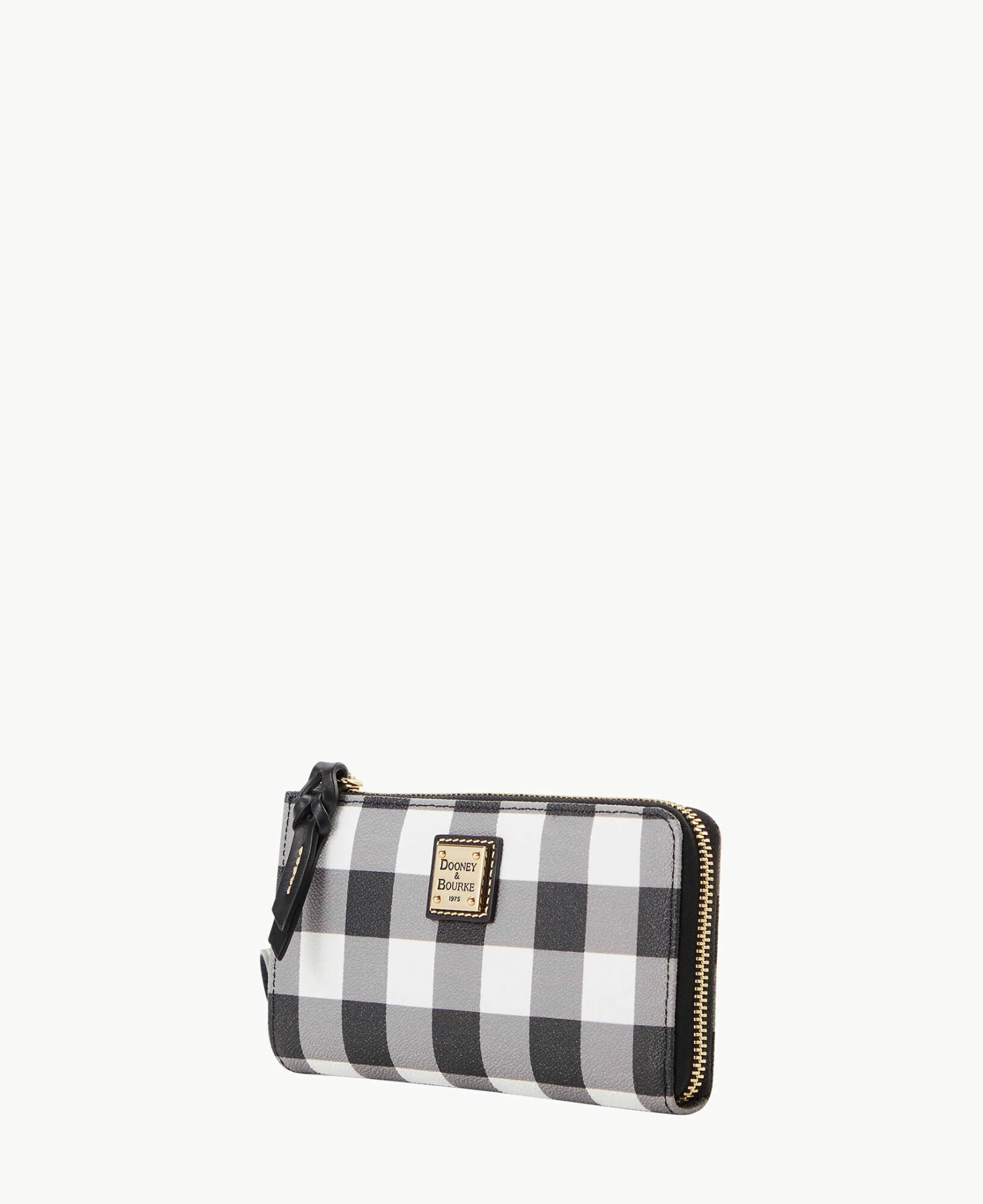 Tucker Folded Zip Wristlet Black Tucker Folded Zip Wristlet Black -Florentine Shop W0177G TUBLPABL ALT1