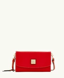 Pebble Grain Clutch Wallet Red -Florentine Shop W0182G AWRDPATN 1